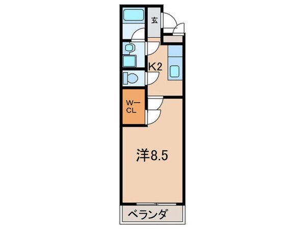 フジパレスタカシロⅠ番館の物件間取画像